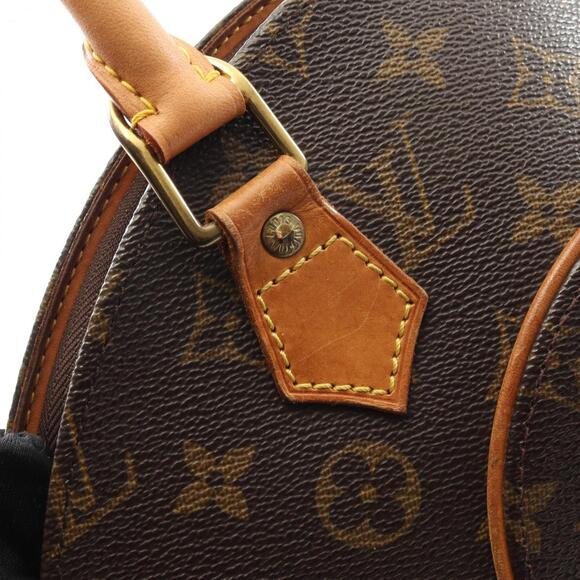 LOUIS VUITTON Authentic Brown Monogram Leather Ellipse PM Bag - Picture 9 of 10